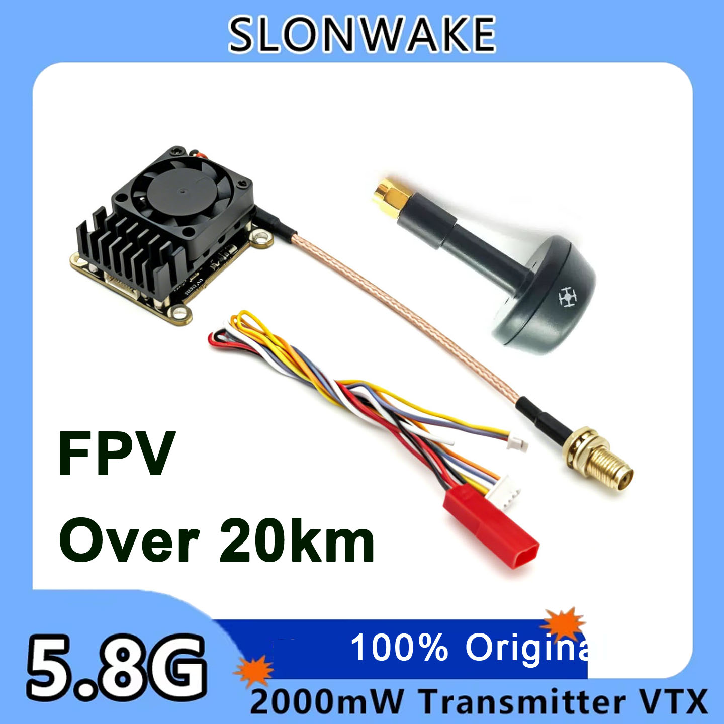 Fpv Drone Vtx - New upgrade 5.8Ghz 2W adjustable FPV