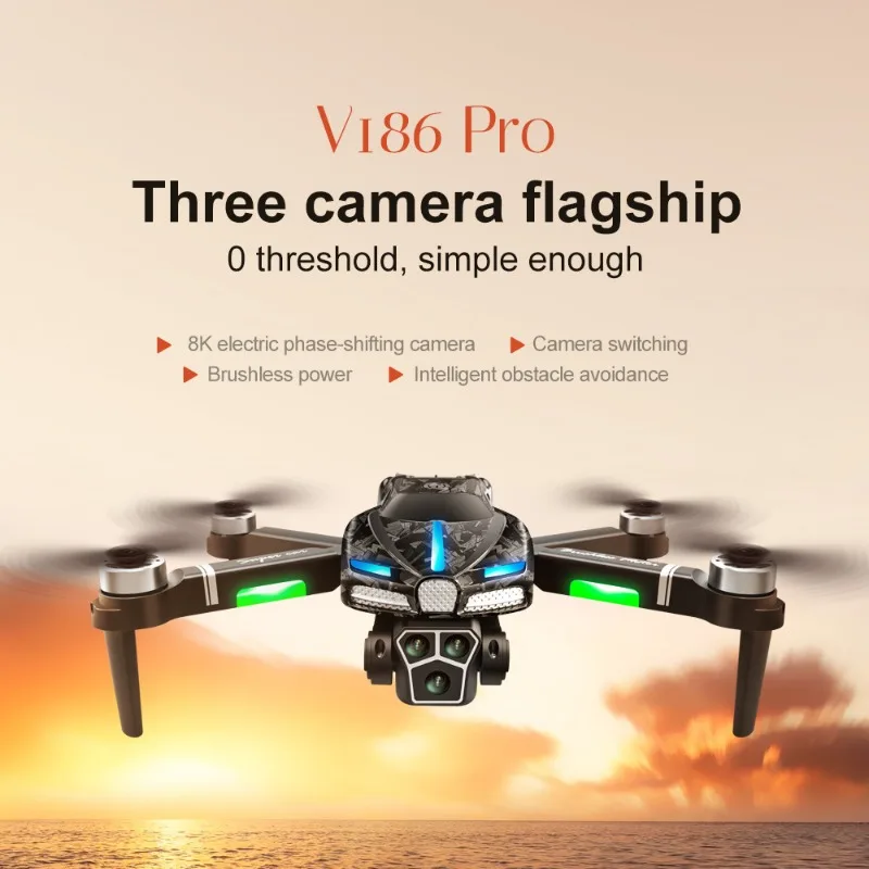New V186 Pro Drone Professiona - Fpv Drone Charger review and price