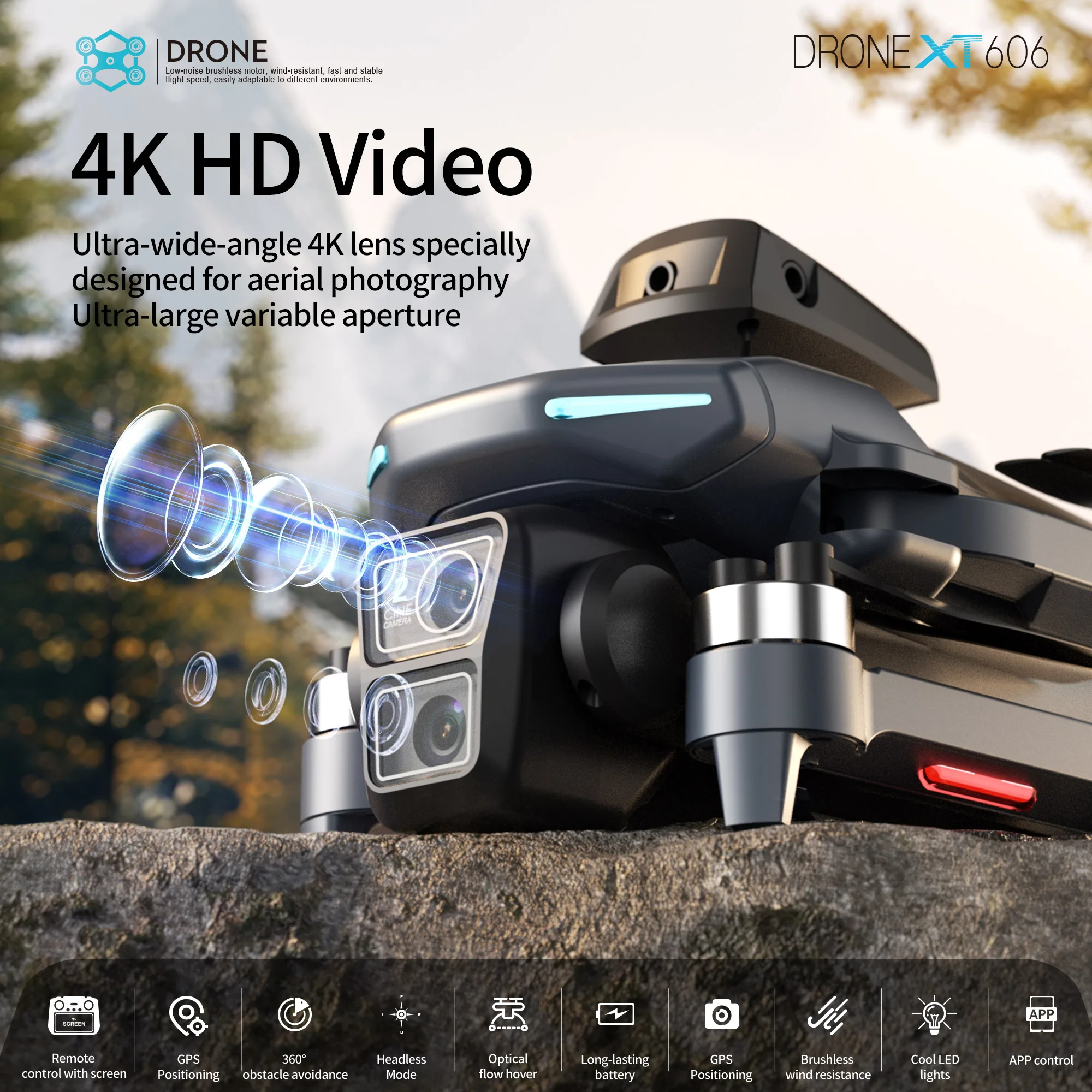 Lenovo XT606 MAX GPS Drone 4k  - Fpv Drone Kit review and price