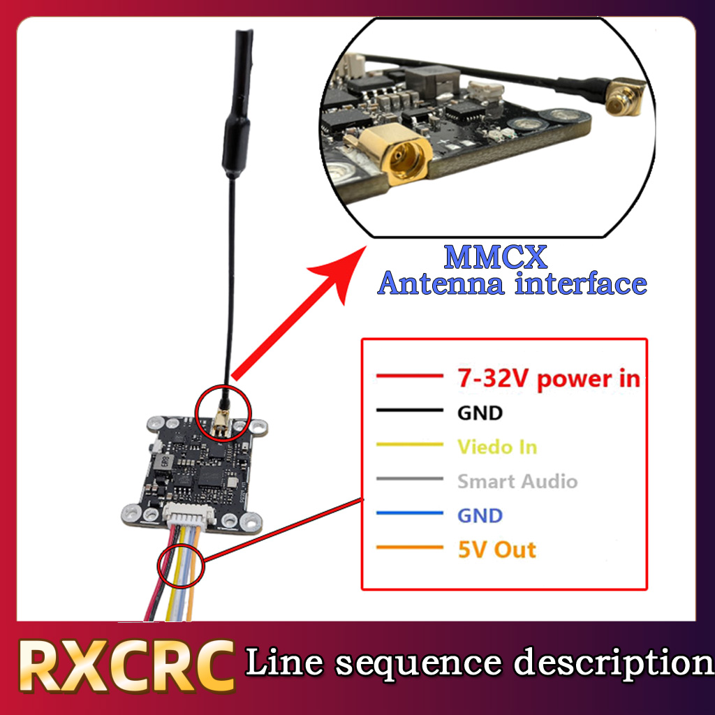RXCRC 5.8G Module 48CH 1.6W VT - Fpv Drone Vtx review and price